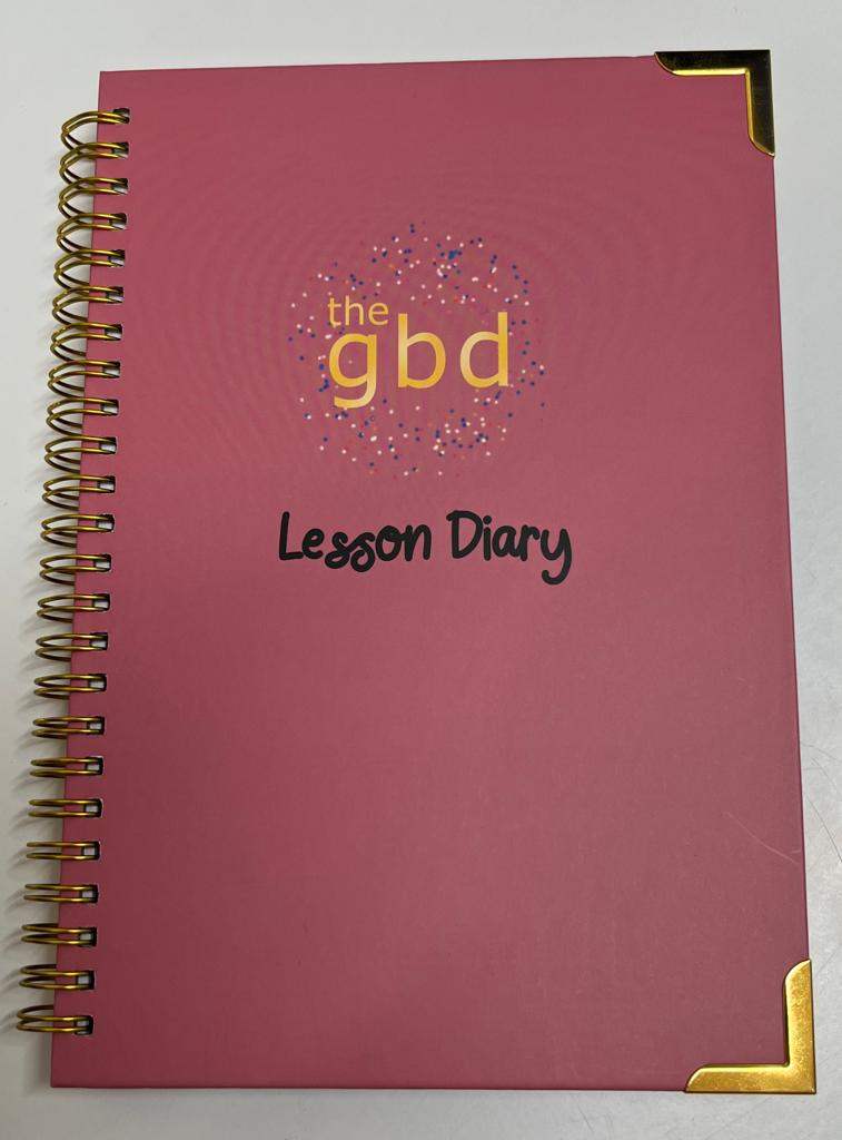 A5 Dance Lesson Diary to suit all styles of dance. Record choreography, lesson feedback, glossary, technique and dance goals throughout the dance season. 