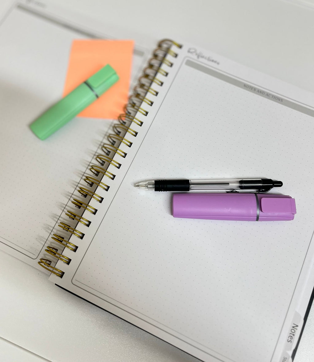 A4 Dance Teacher Planner. Choreography Planner, Show and Event Planning, Notes sections, timetable, registers, student records.  