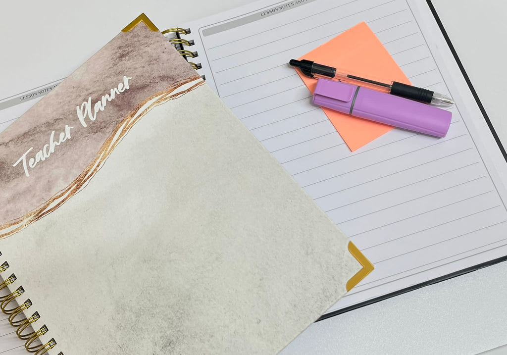 A4 Dance Teacher Planner. Choreography Planner, Show and Event Planning, Notes sections, timetable, registers, student records.  