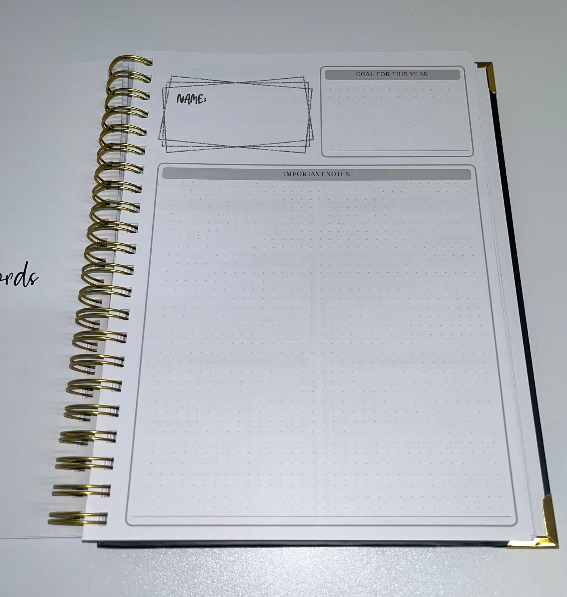 A4 Dance Teacher Planner. Choreography Planner, Show and Event Planning, Notes sections, timetable, registers, student records.  